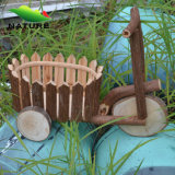 Wheel Wood Flower Pot & Planter for Garden Decoration