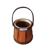 Fashion Colorful Wooden Wine/Flower Basket with Handle