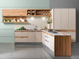 Veener Mix Lacquer Kitchen Cabinet