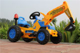 Red Star Children Can Sit Excavator Electric Toy Car Can Ride a Large Excavator Carriage Vehicle