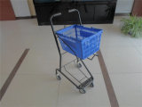 Shopping Basket Cart Plastic Basket Trolley