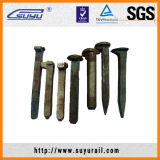 SGS Fastening Function Customized Surface Railroad Spikes