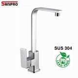 Stainless Steel Single Handle Kitchen Faucet