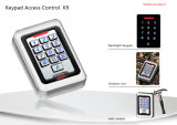 Digital Backlit Keypad Access Control RFID Reader Device (K9EM-W)