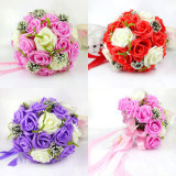 Classical Design Artificial Wedding Hand Flower Bridal Bouquet