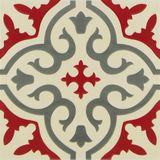 Indian Style Red Glazed Decoration Tile20*20cm