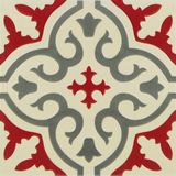 Indian Style Red Glazed Decoration Tile20*20cm