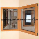 2013 europe style wood window with grill design