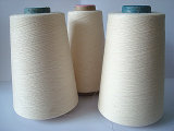 Wool Cotton Blenched Yarn Raw White