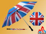 Union Jack Aluminum Straight Umbrella, Light Weight Stick Umbrella