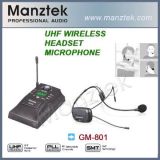Manztek Professional Wireless Headset Microphone (GM-801)