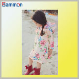 Fashion Flower Raincoat for Little Girl (SR040)