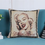 New-Style Yarn Dyed Jacquard Cushion Like Embroidery Pillow (LPL-54)