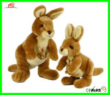 Brown Stuffed Kangaroo Plush Toy