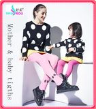 Fashion Mother & Baby Same Tights Bowknot Pantyhose Silk Socks Stockings (SR-1292)