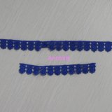 Dark Blue Small Flower Chemical Lace for Dress