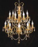 2015 Top Quality Clear Crystal Handmade Chandelier for Living Room