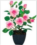 Artificial Plant, Fake Pink Flower for Decoration