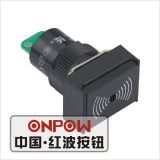 Onpow 16mm Rectangular Head Buzzer Switch (LAS1-AJ-B, CE, CCC, RoHS, REECH)