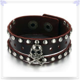 Fashion Jewellery Leather Jewelry Leather Bracelet (HR6018)