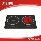 2015 2 Burners Electric Infrared Cooker Vs Induction Cooker