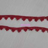 Red Small Flower Chemical Lace for Clothing