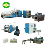 Automatic V Folding Facial Tissue Paper Production Machine Complete Line