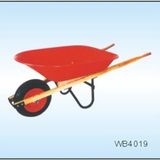 Wb4019 Wooden Tray Wheel Barrow with 100 Load Capacity