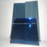 Min Size 5mm Ford Blue Reflective Glass for Furniture