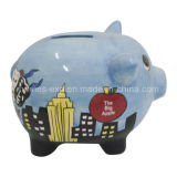 Popular Home Decor Ceramic Piggy Money Bank (H-JF-04659)