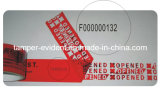 Security Seal Custom Printing Packing Tape/Serial Numbering Tape