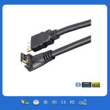 1.4V 1080P 3D Right Angle HDMI Computer Cable