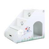 Indoor Pet Furniture, with Drawers for Small Small Dogs House, Mail Order Packaging (w007A)