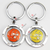 Promotional Gift Rotatable Volleyball Metal Key Chain (KR)