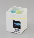 Plastic Pen Case Box for Stationery Goods Storage-White (Model. 4755)