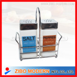 Salt Pepper Set with Metal Lid