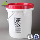 20L 5 Gallon Screw Lid Plastic Bucket Pail