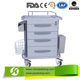 High Quality Hospital ABS Medicine Trolley