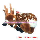 30cm Sleeping Simulation Plush Deer Toys