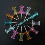 Mixed Colors Clear Translucent Push Pin (P151130A)