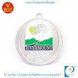 Promotion High Quality Silver Plated Sports Metal Medal