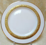 Gold Circle&White Circle of Dinnerware/Tableware Set K7043-E7
