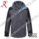 Nylon Taslon 3 in 1 Jacket with Detachable Hood (QF-6043)