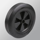 Black PU Foam Solid Tyres