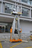 Dual Mast Aluminium Lifter Construction Machinery with Resonable Price