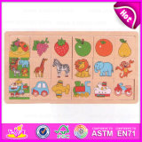 2015 Fashionable Innovative Wooden Sorting Puzzle, Kid Wooden Animal Puzzle Matching Toy, Wooden Smart Puzzle Toy for Sale W14c210