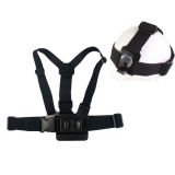 Gopro Accessories Adjustable Chest Mount Harness Chest Strap Belt for Gopro HD Hero 4 3+ 3 1 2 Sj4000 Sj5000 Sport Camera