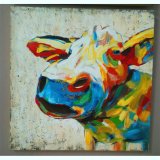 Favorites Compare High Quality Modern Abstract Bull on Canvas Oil Painting for Decoration (LH-019000)