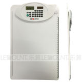 A4 Size 8 Digits Dual Power Clipboard Calculator with Ruler (LC632WT)