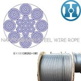 Point Line Contacted Steel Wire Rope (8X111SWSNS+IWR)